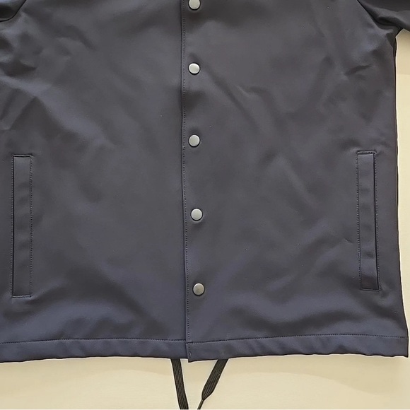 BYLT Basics Lightweight Shirt Jacket in Navy - Picture 6 of 9